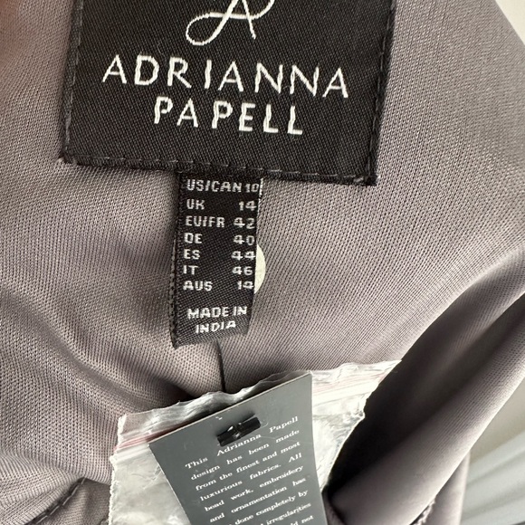 Adrianna Papell sequined scalloped dress - Picture 7 of 10